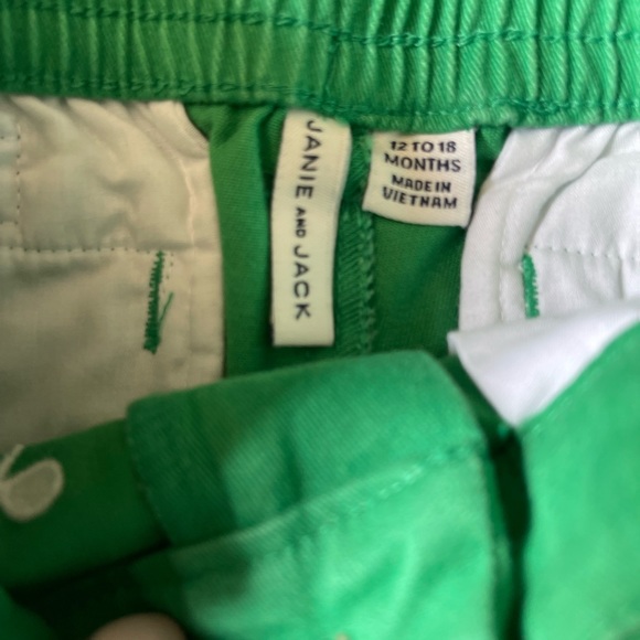 Adorable 2 Janie and Jack baby boy shorts size 12-18Mo - Picture 4 of 7